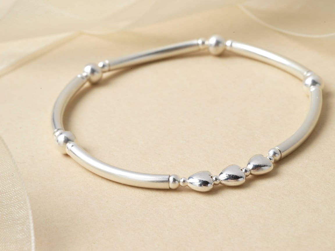 Elegant 30th Birthday Solid Silver Decades Bracelet