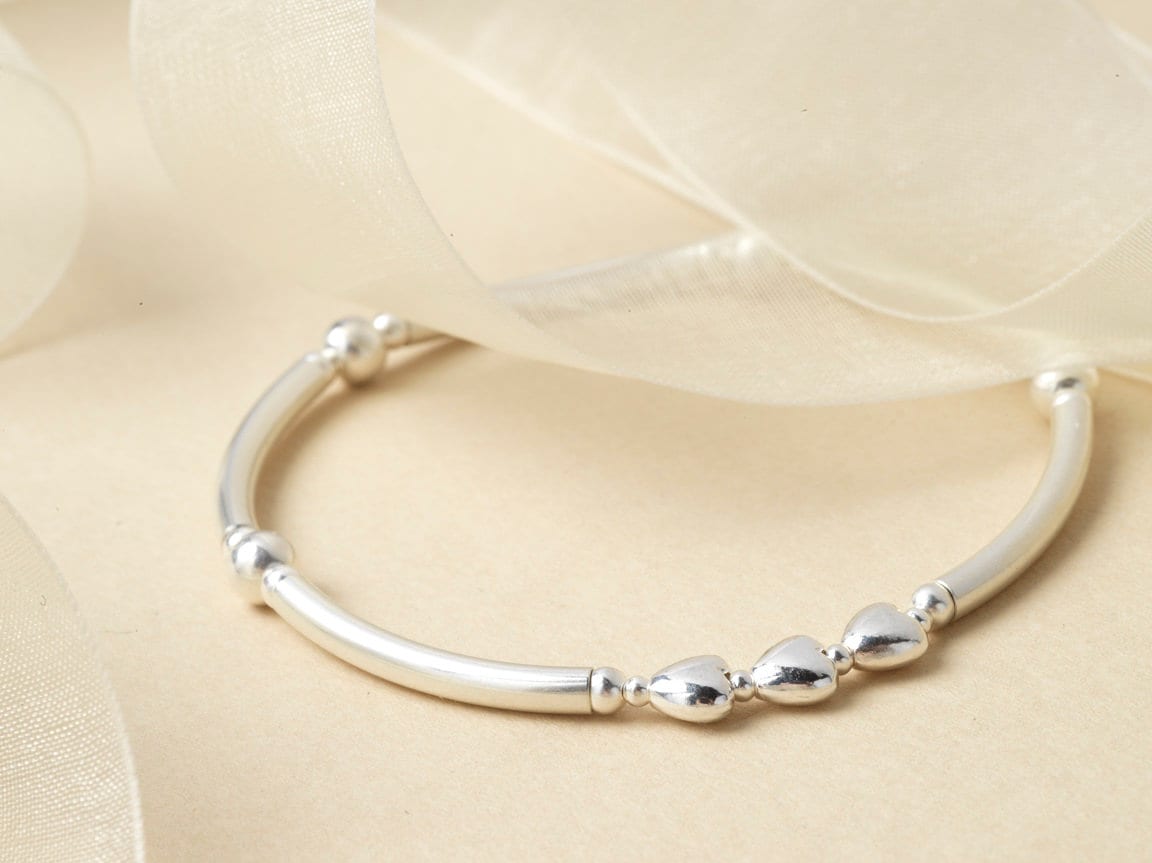 Elegant 30th Birthday Solid Silver Decades Bracelet