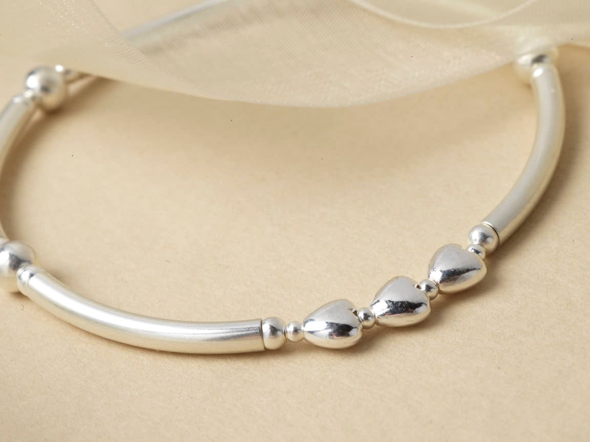 Elegant 30th Birthday Solid Silver Decades Bracelet