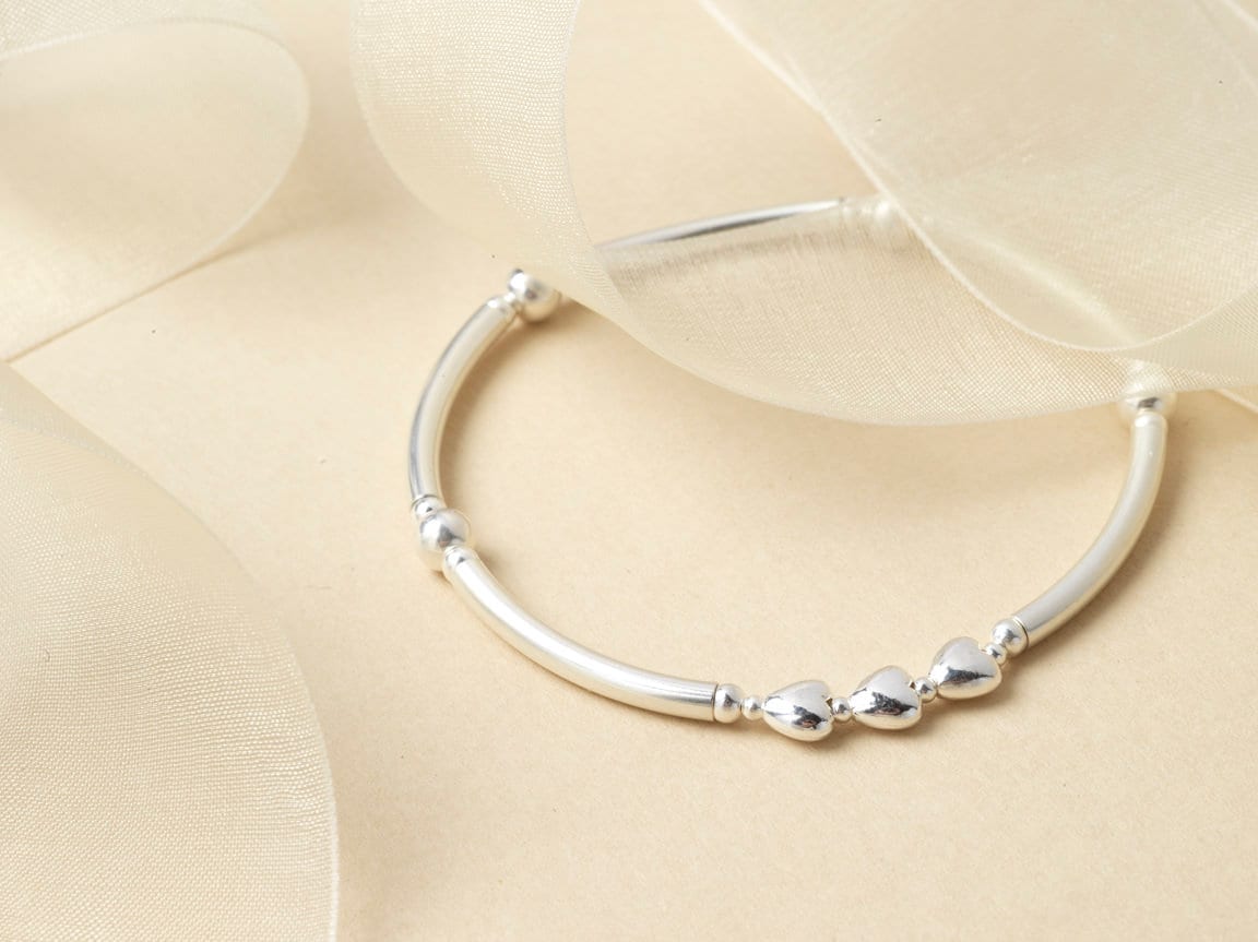 Elegant 30th Birthday Solid Silver Decades Bracelet