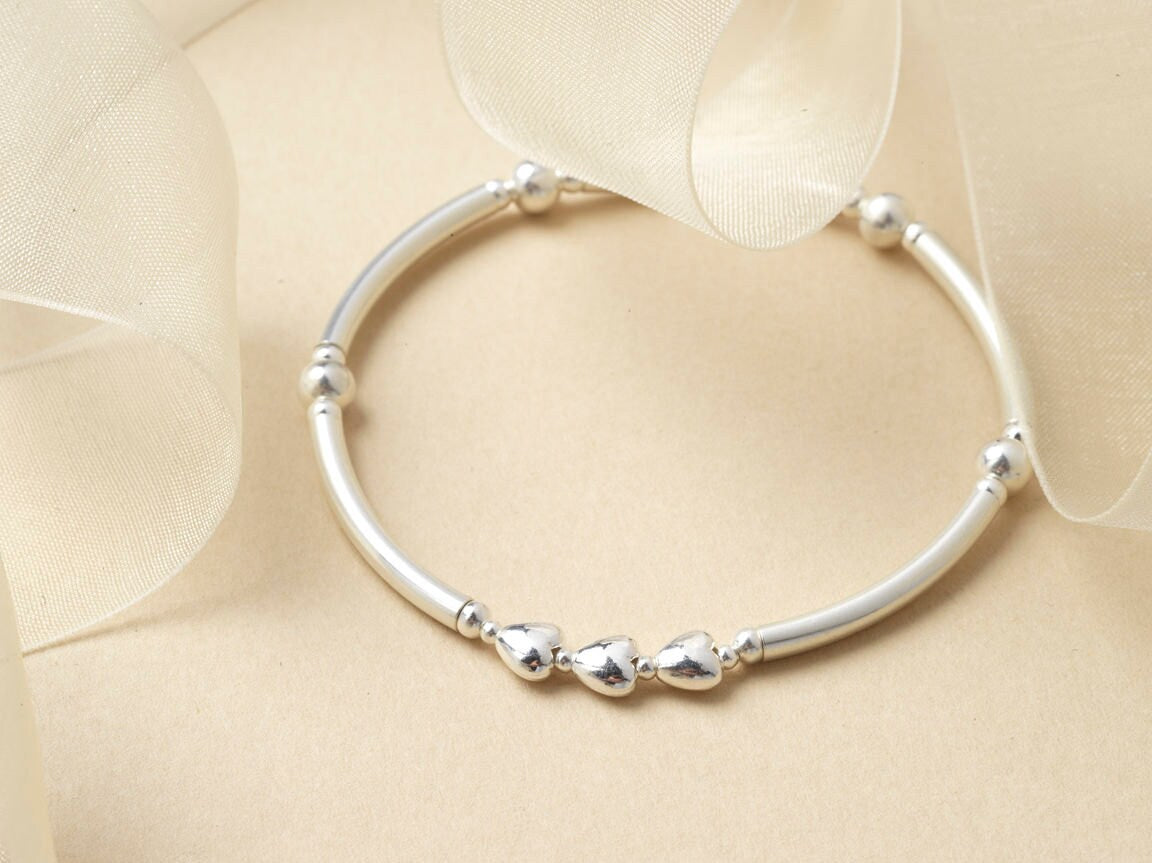 Elegant 30th Birthday Solid Silver Decades Bracelet