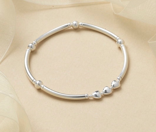 Elegant 30th Birthday Solid Silver Decades Bracelet