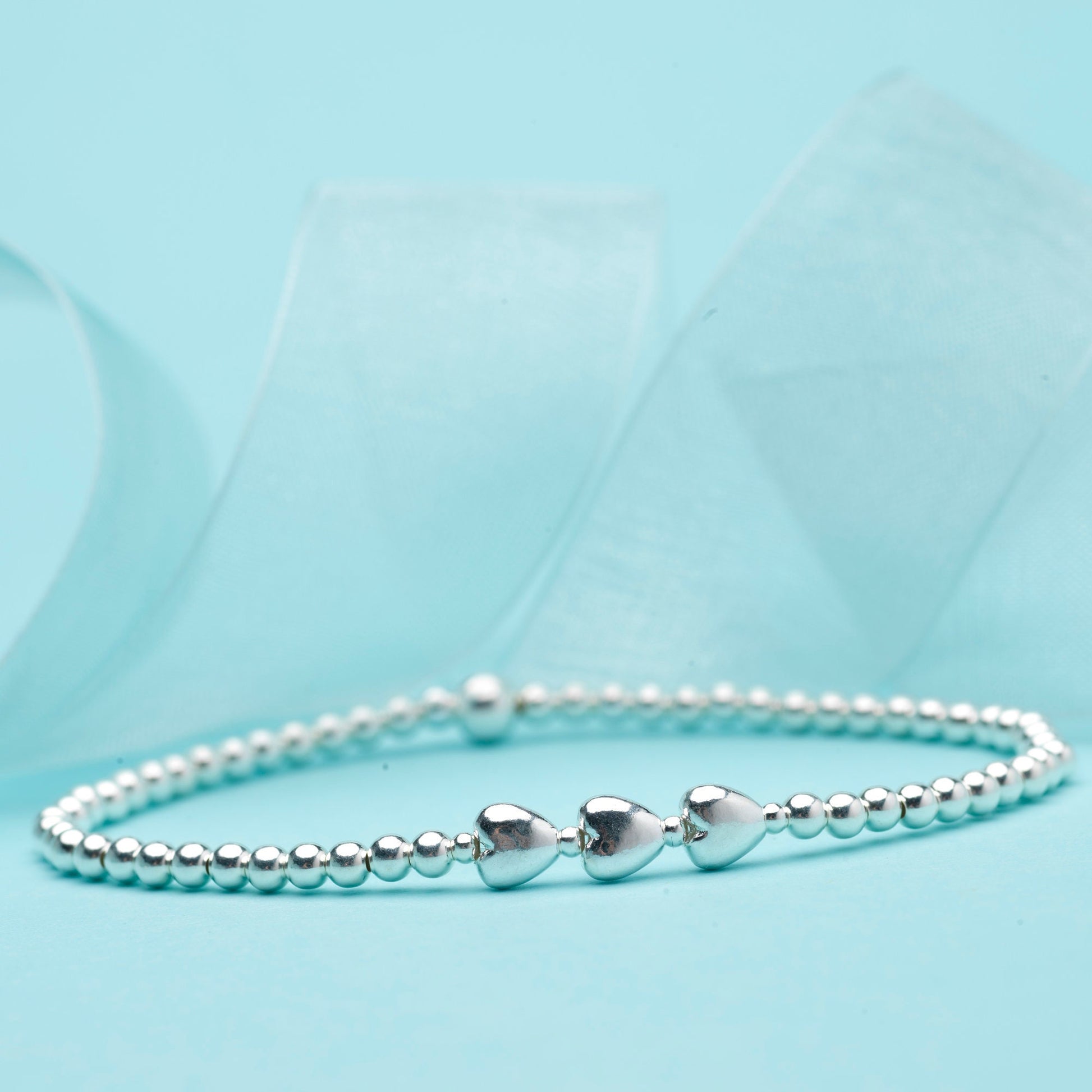 Best Friend Gift for Birthday, Christmas | Sterling Silver Heart Bracelet