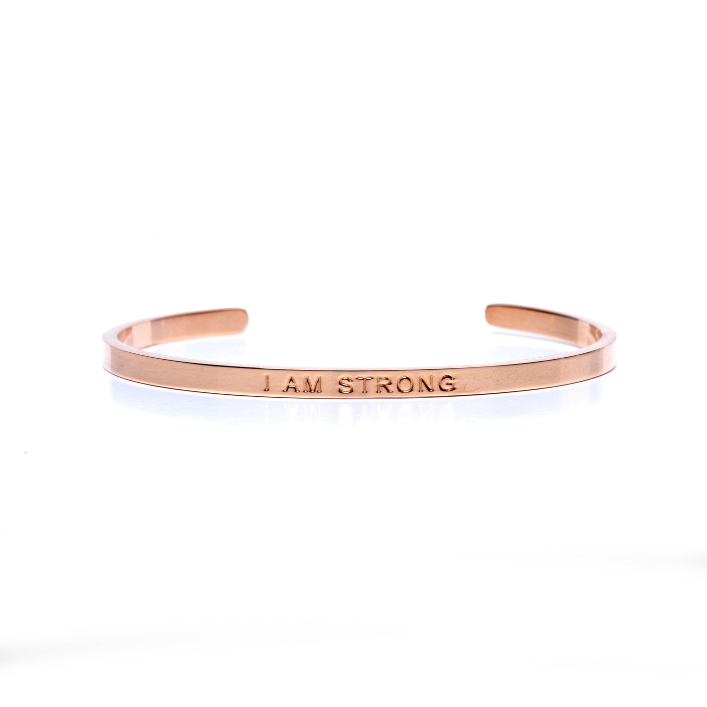 I AM STRONG, Affirmation Cuff Bracelet, Adjustable Cuff, Affirmation Jewellery, Motivational Jewellery, Affirmation Bracelet Woman