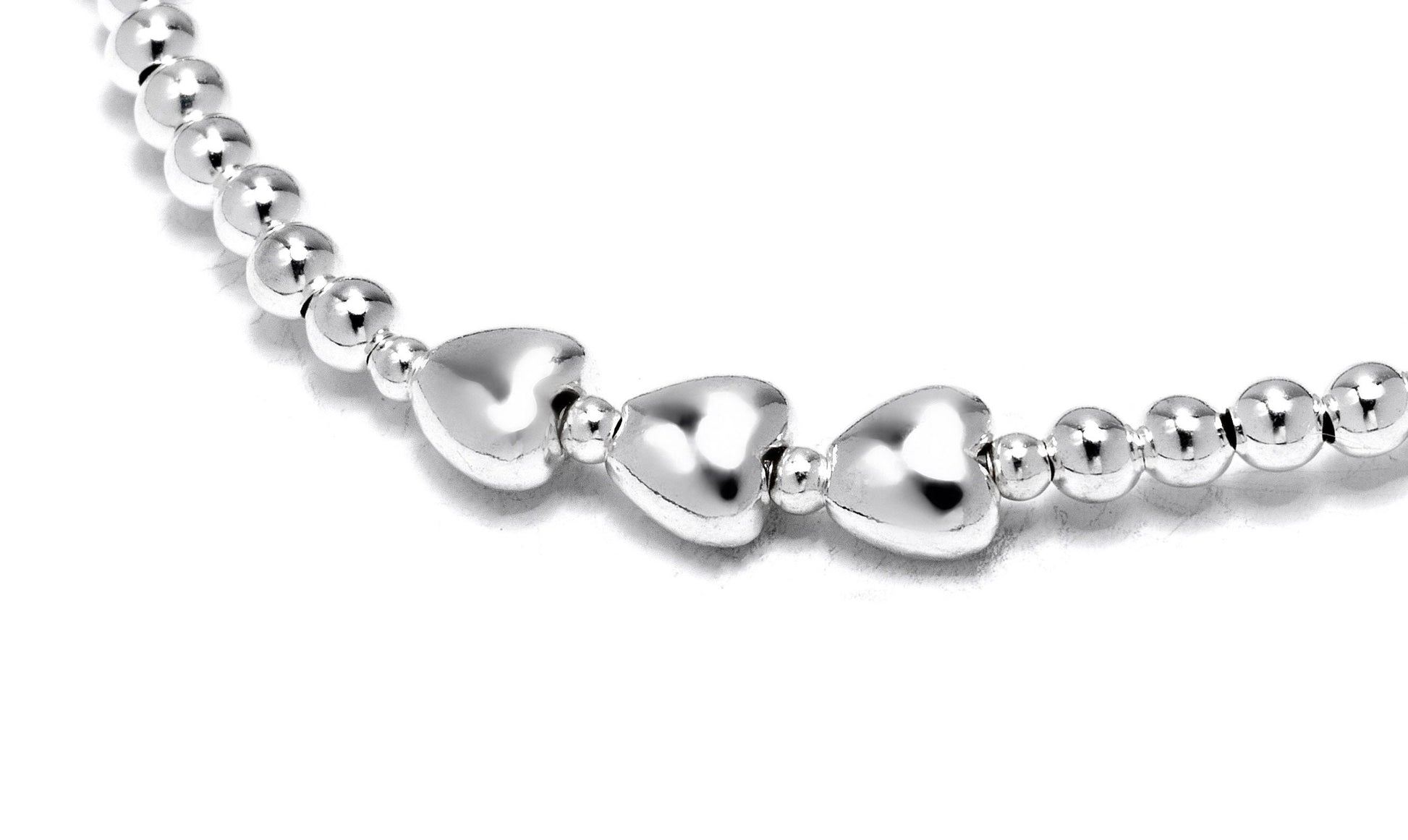 Best Friend Gift for Birthday, Christmas | Sterling Silver Heart Bracelet