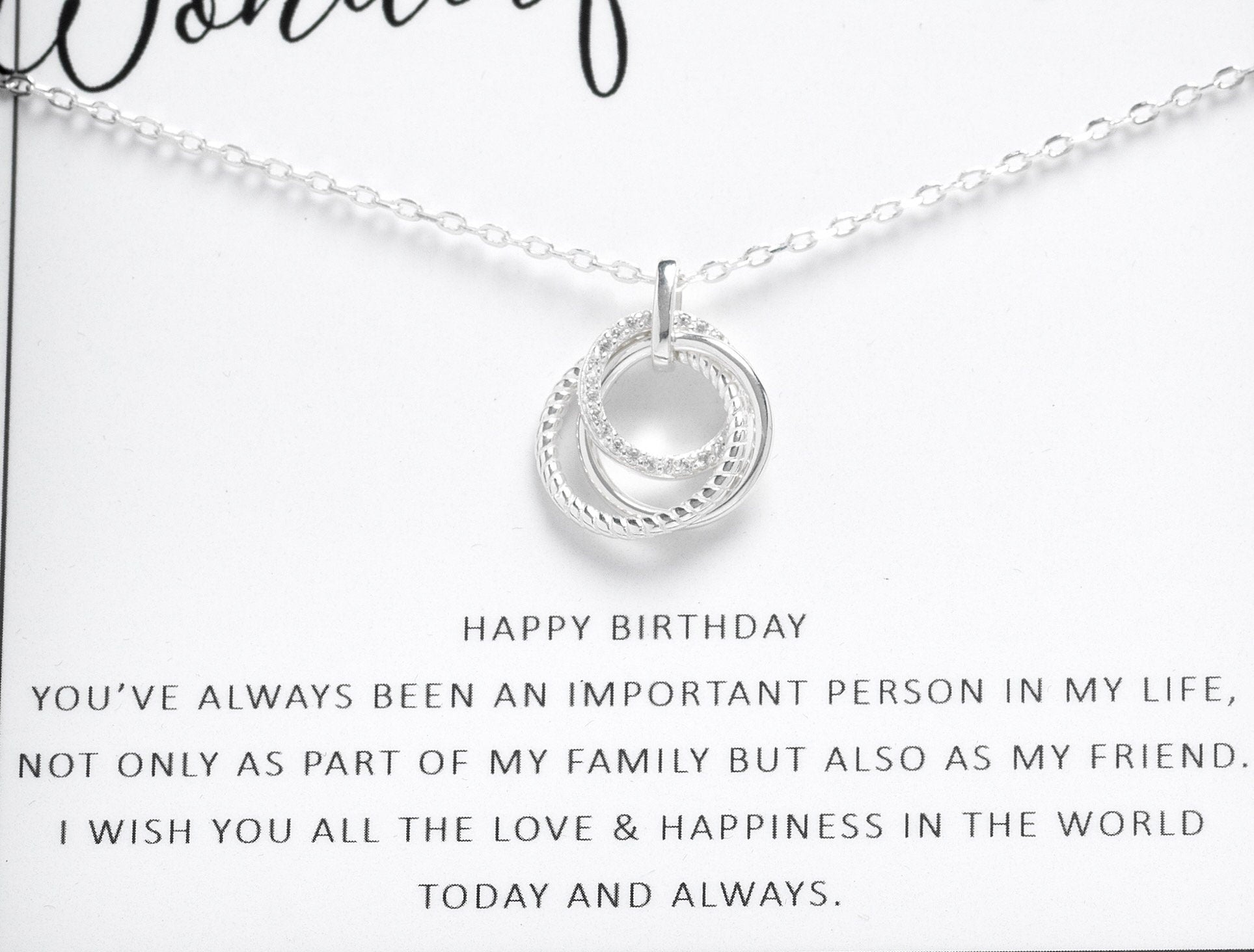 Gift For Aunt • Aunt Necklace •Gift From Niece or Nephew • Auntie Gift • Auntie Necklace • Gift For New Aunt • Best Auntie Ever