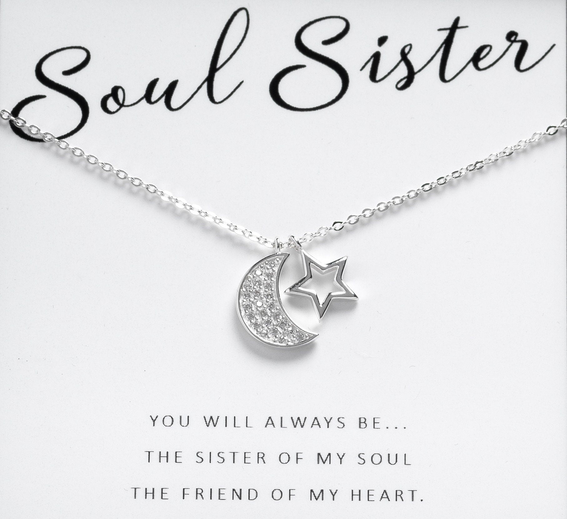 Soul Sister Gifts Best Friend Necklace Soul Sister Necklace Best Friend Gifts for Friend Best Friend Birthday Gifts Christmas Gifts for Her