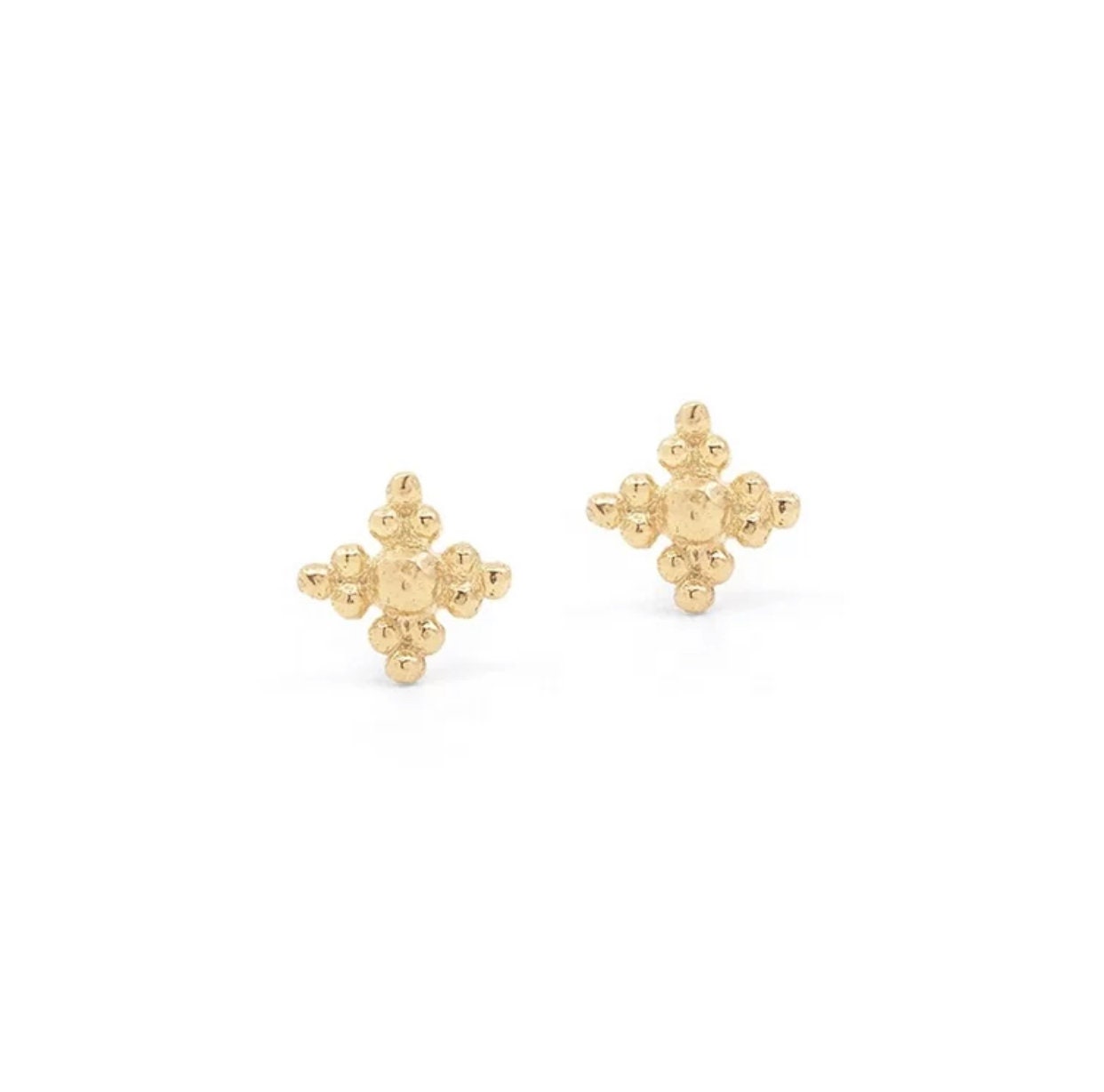 Tiny Stud Earrings - Tiny Dot Studs - Small Stud Earring - Tiny Gold studs earrings - Dot Studs - Tiny Trio Ball Studs - Gold Dainty Studs