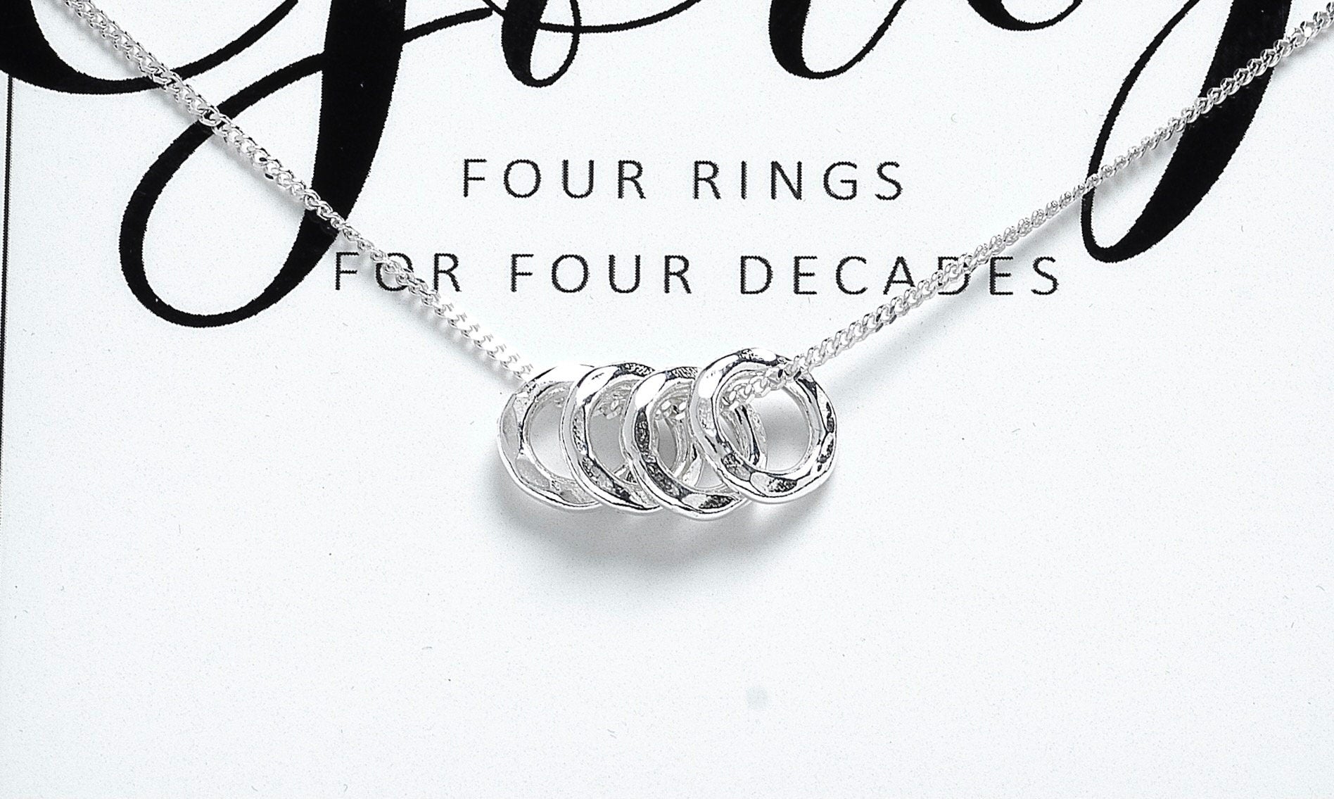 40th Silver Necklace, 40th Birthday Gifts For Women, 40th Birthday For Her, 40th Birthday, 40 Necklace, 40th Jewellery, 40th Sister Gift