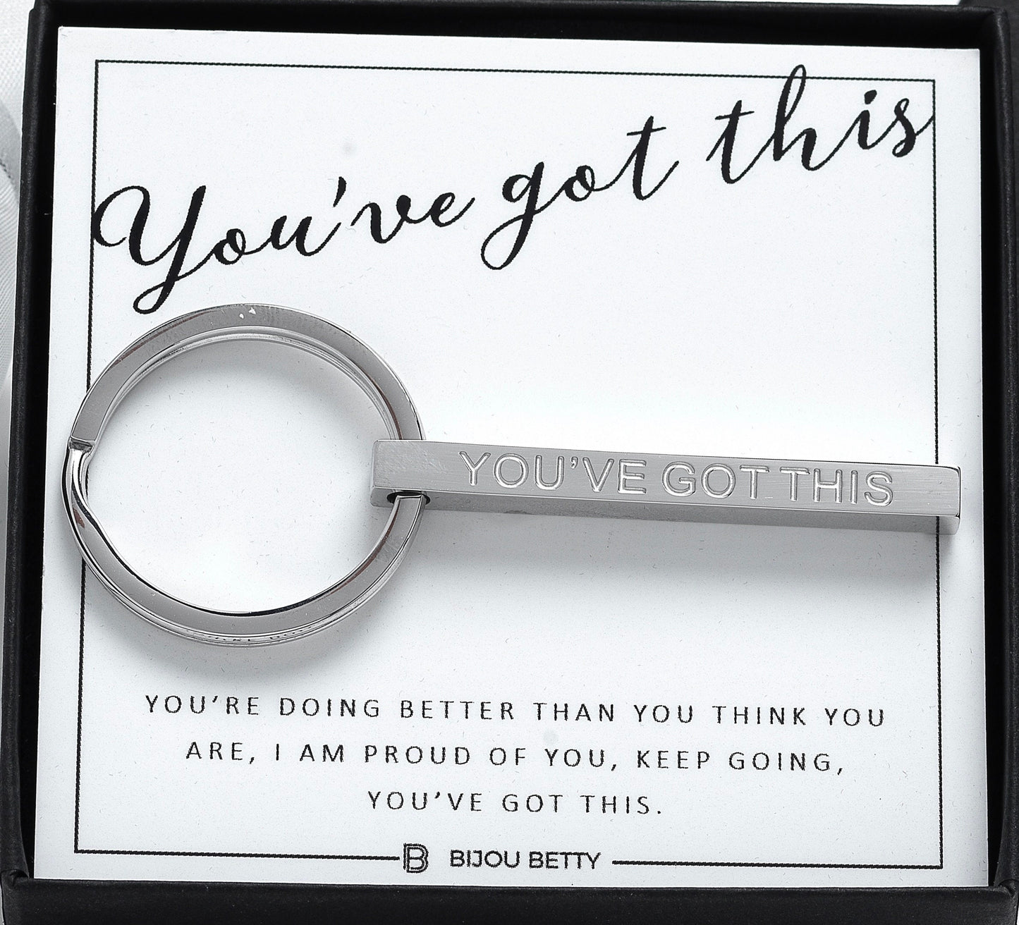 You've Got This Keyring, Positivity Gift, Self Love Keyring, Bar Keyring, Affirmation, Keyring Gift, Best Friend Gift