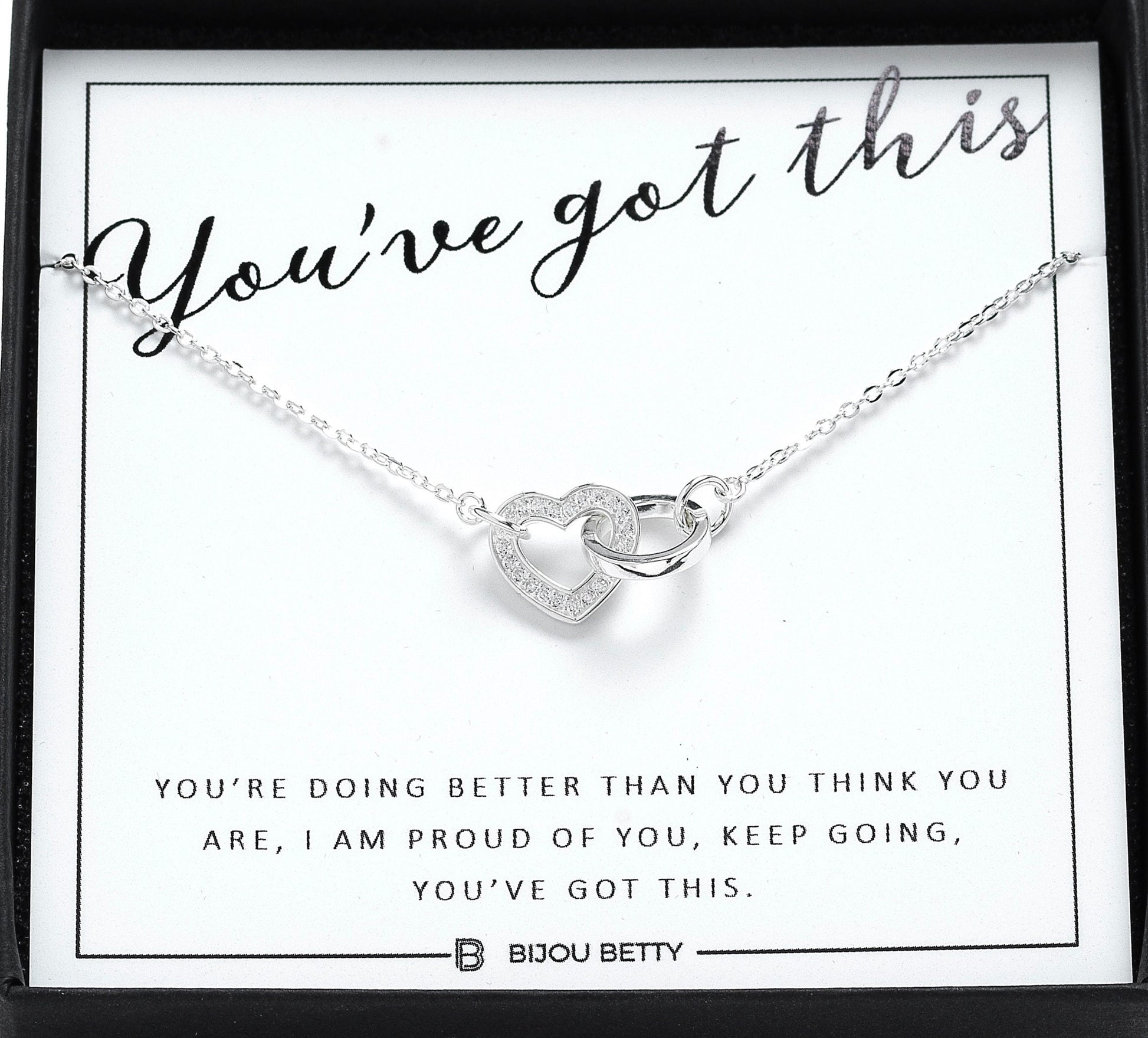 "You've Got This" Sterling Silver Necklace – Encouragement & Support Gift