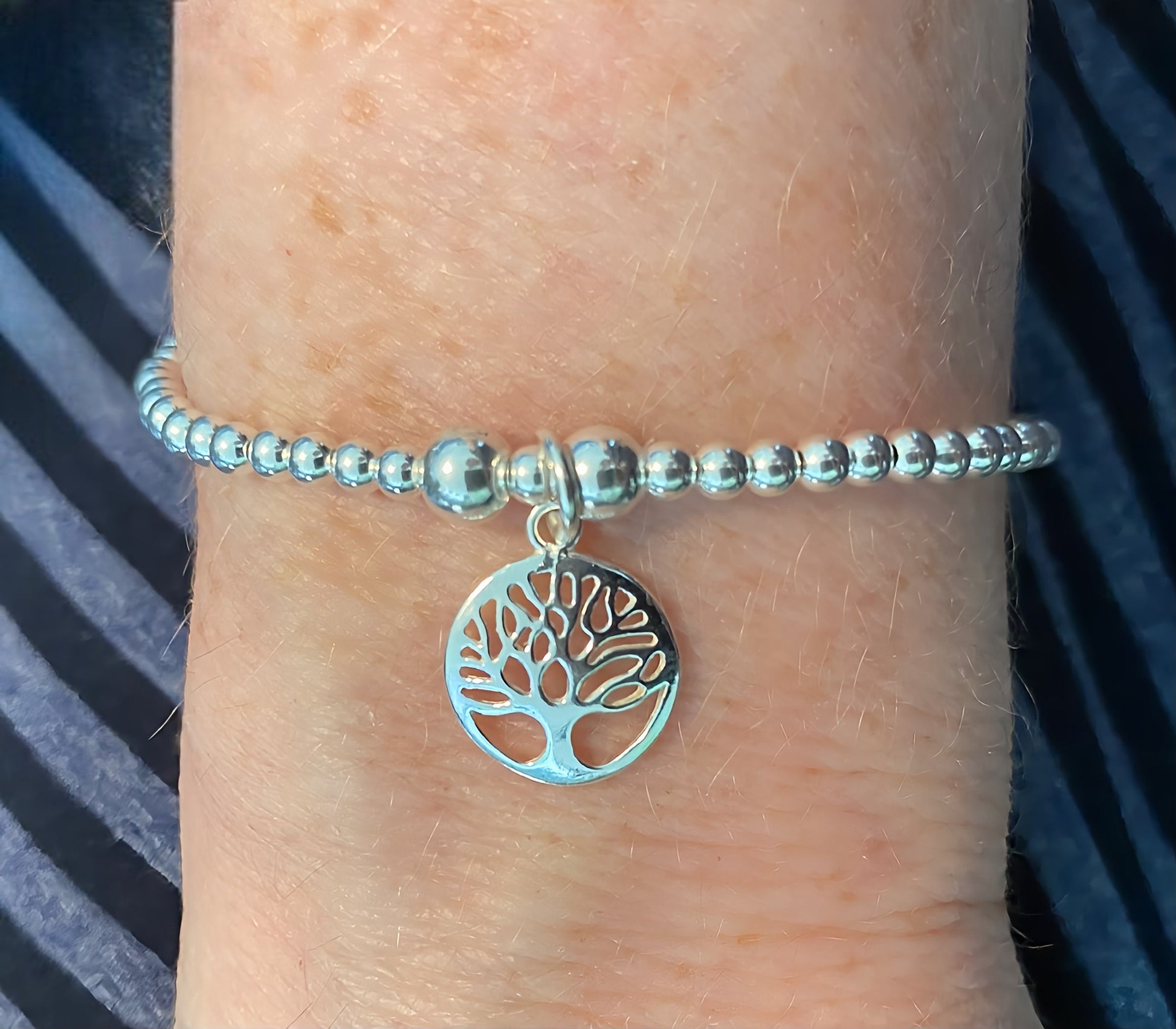 Silver Family Tree Bracelet, Gift For Mum, Mother, Sister, Nana Gift, Family Bracelet, Sister Bracelet, Gift For Her, Birthday, Christmas