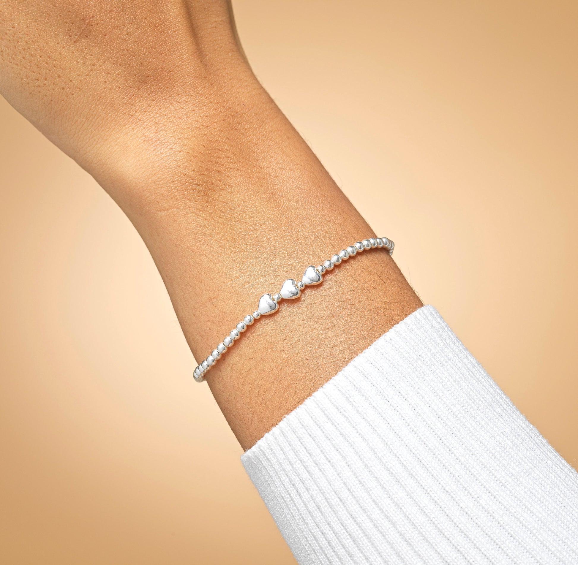 Best Friend Gift for Birthday, Christmas | Sterling Silver Heart Bracelet