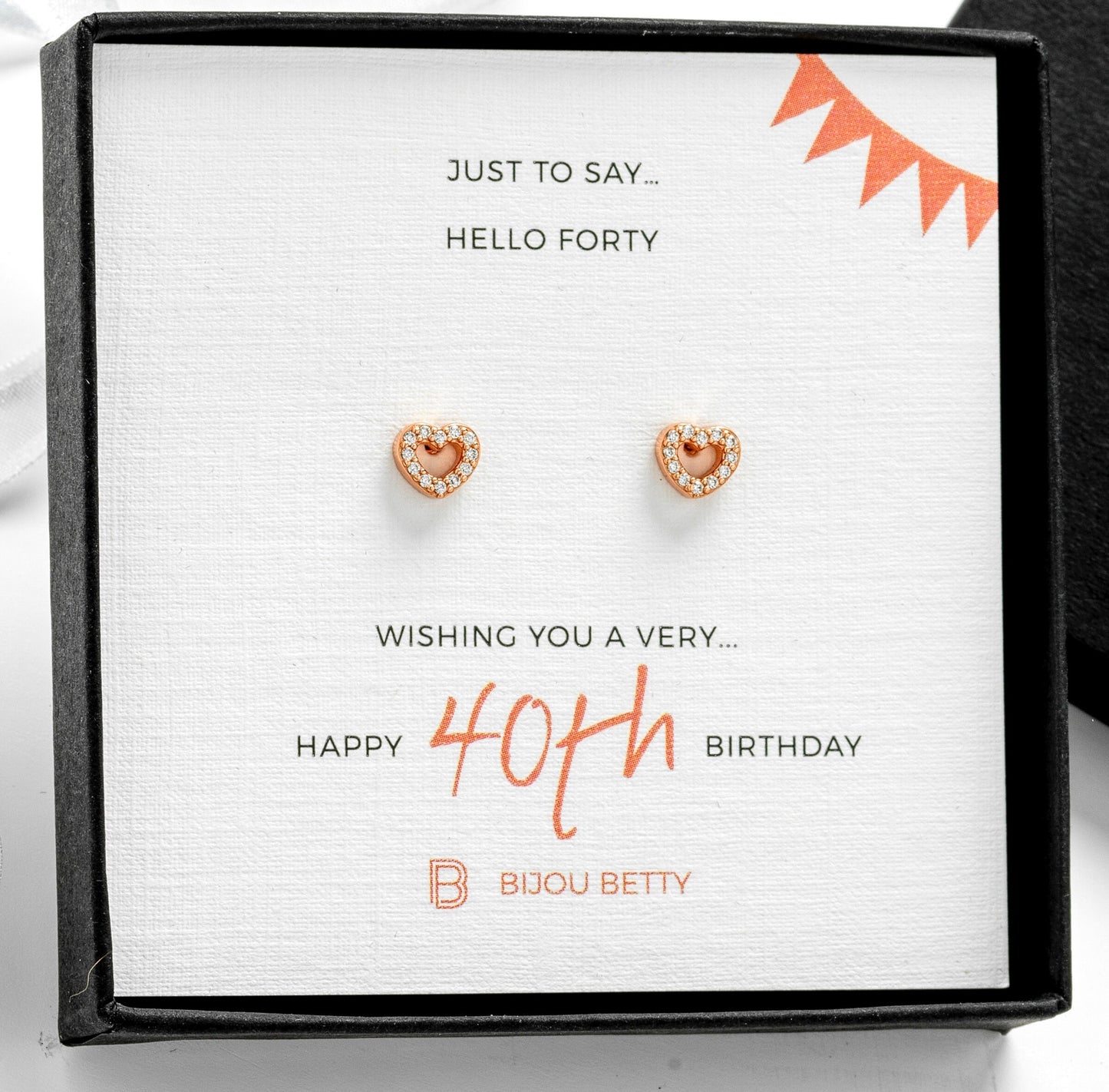 40th Birthday Gifts for Women, 40th Birthday Gift for Daughter, Sister, Friend, Cousin, 40th Gift For Her, 40th Jewellery Earrings