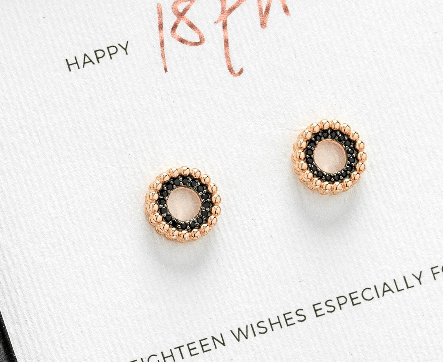 18th Birthday Gift for Her - Circle Earrings in Solid Silver - Special 18-Year-Old Present - Unique Teenager Jewellery Idea - Earring Gift