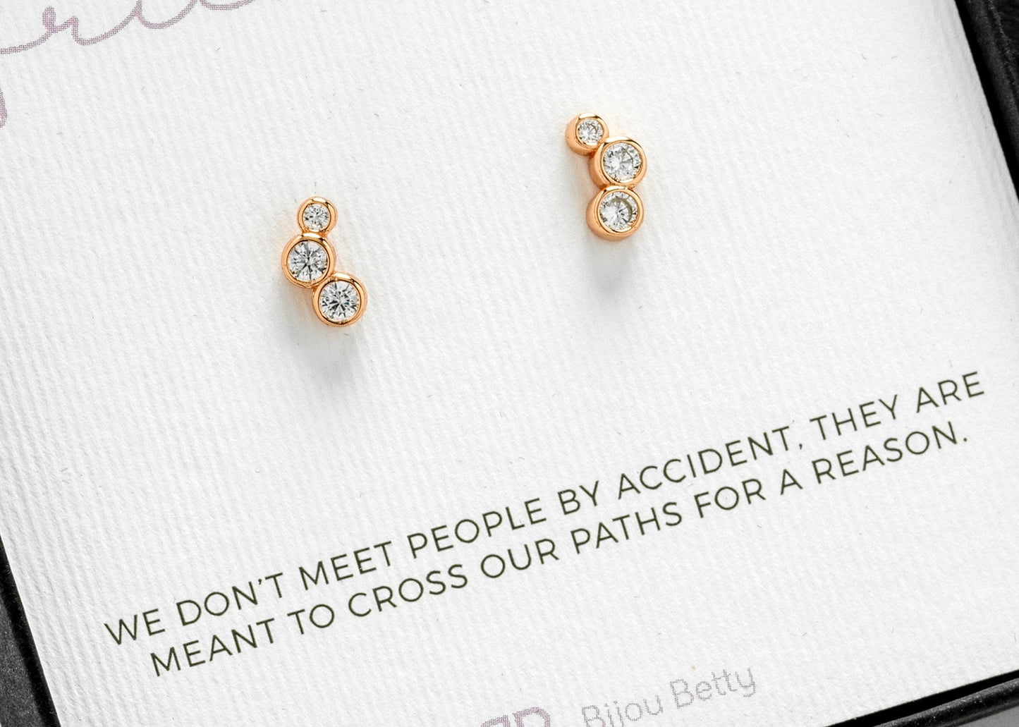 Best Friend Gifts - Best Friend Gift, Best Friend Jewellery, Friend Birthday Gift, Bridesmaid Gift, Birthday Card Earrings Friendship Gift