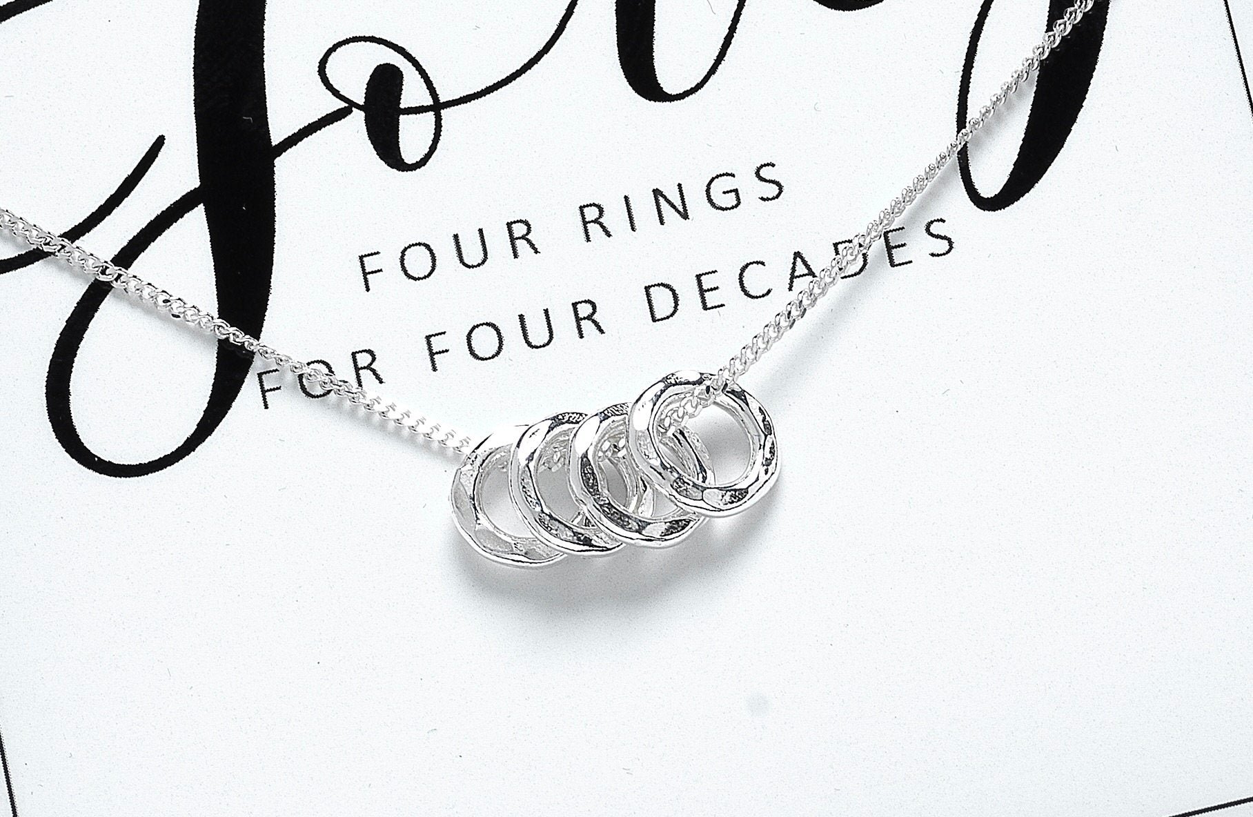 40th Birthday Silver Necklace • 40th Birthday Gift • 40th Gift For Her • 40th Birthday For Daughter • 40th For Friend • 40th Jewellery