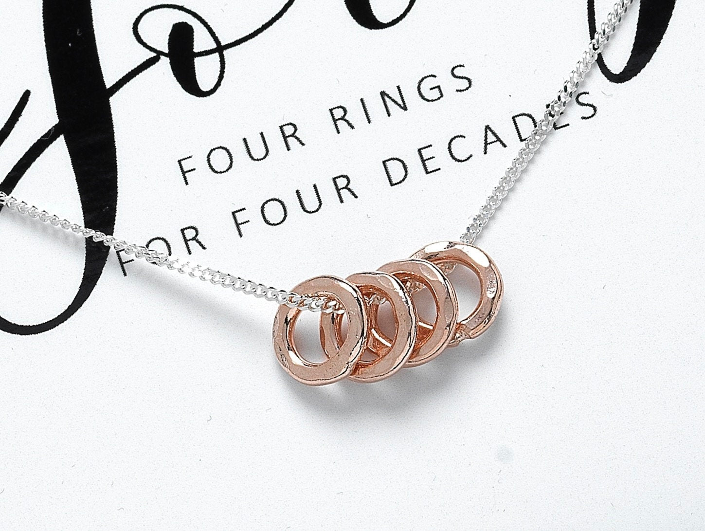 40th Birthday Gift for Daughter, Mum, Sister, Friend, Niece or Aunt • 40th Birthday Decades Necklace • 40th Gift For Her • 40th Jewellery