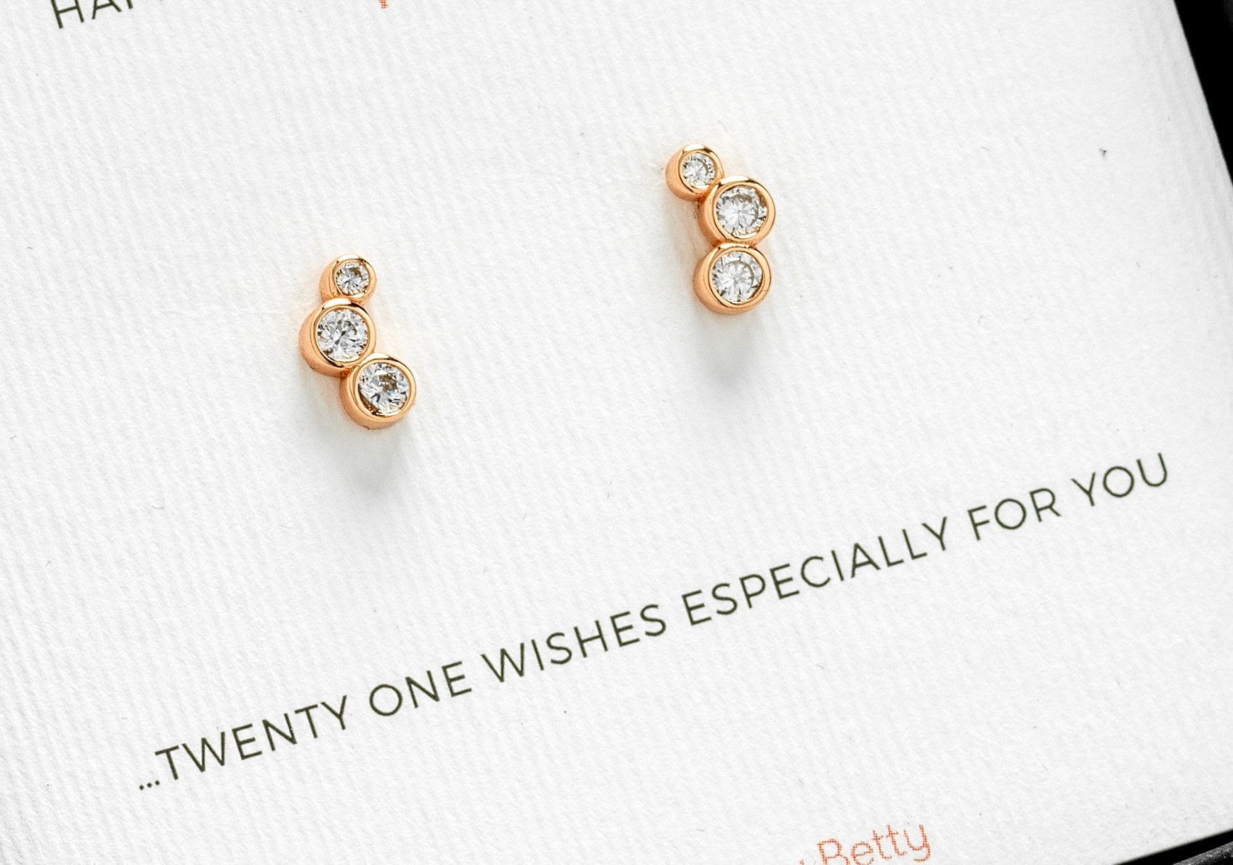 21st Birthday Silver Earrings, 21st Birthday Gift, 21st Gift For Her, 21st Birthday For Daughter, Sister, 21st For Friend, 21st Jewellery