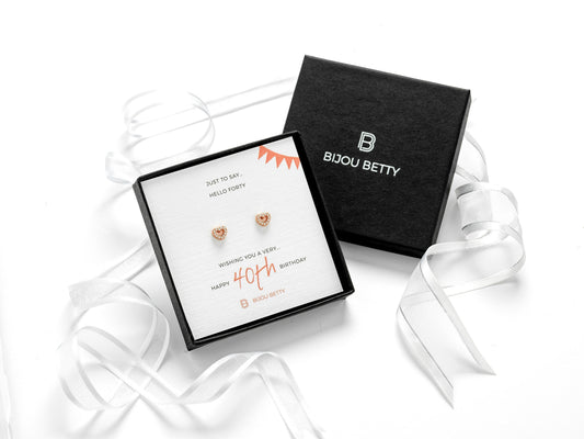 40th Birthday Gifts for Women, 40th Birthday Gift for Daughter, Sister, Friend, Cousin, 40th Gift For Her, 40th Jewellery Earrings