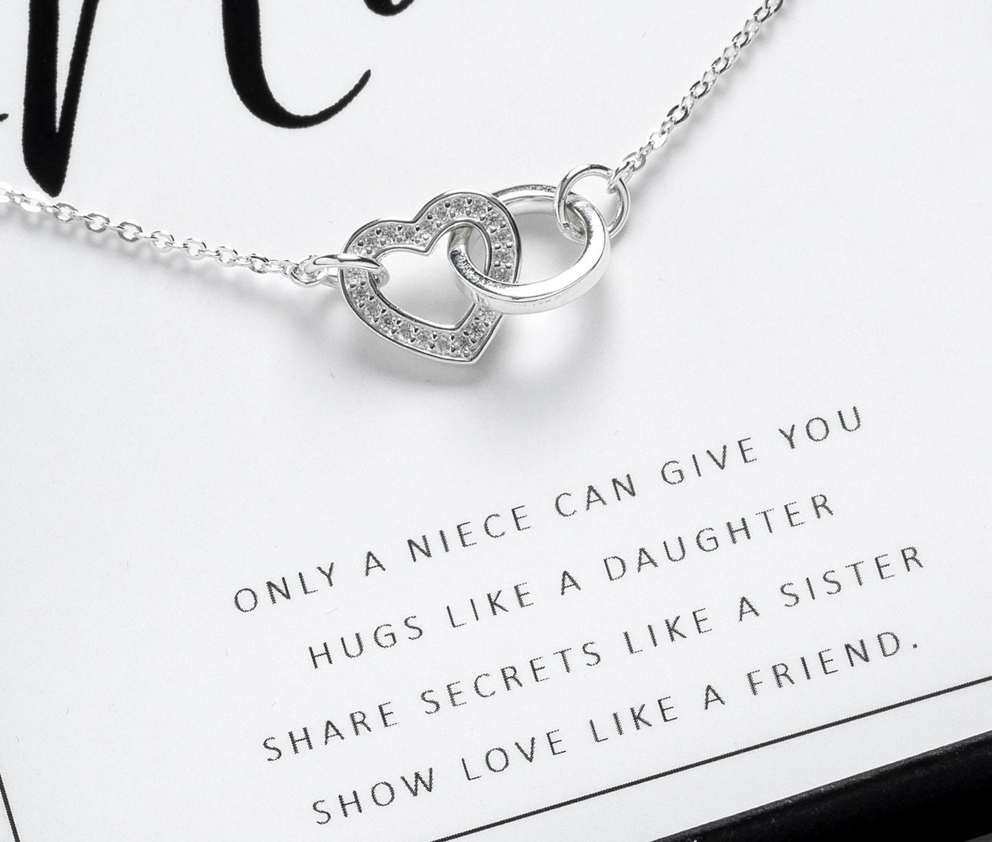 Niece Gift, Niece Necklace, Niece Gift From Aunt, Gift Ideas Niece, Niece Wedding Gift, Niece Confirmation, Niece, Heart Necklace