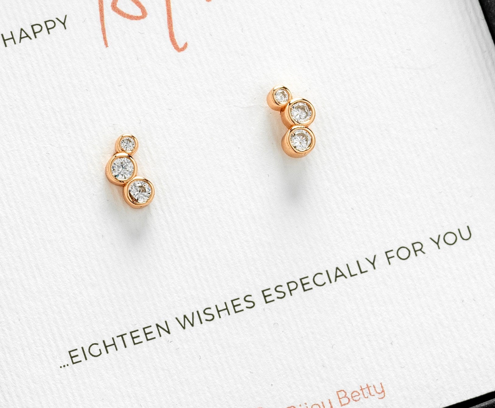 18th Birthday Silver Earrings, 18th Birthday Gift, 18th Gift For Her, 18th Birthday For Daughter, Sister, 18th For Friend, 18th Jewellery